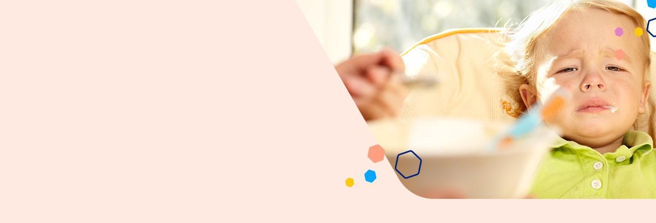 Bebé que no quiere comer