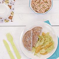 Tortillas de lentejas con arroz